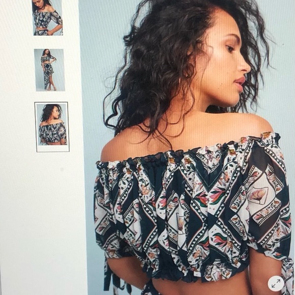 NEW. Silk TRYB dress. Blouse and skirt set. - Picture 2 of 8